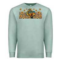 Seafoam texas map Premium Sweatshirt - JahusDesignShop