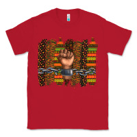 Red black history brushstroke Classic Tee - texasbilliewilder