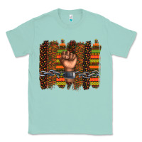 Seafoam black history brushstroke Classic Tee - texasbilliewilder