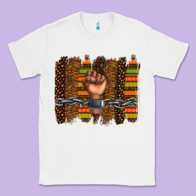 Classic Tee black history brushstroke