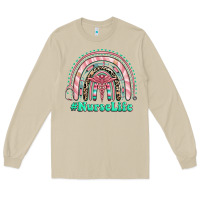 Mushroom nurse life rainbow Long Sleeve Tee - RanaPortraitStore