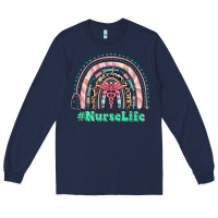 Navy nurse life rainbow Long Sleeve Tee - RanaPortraitStore