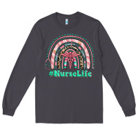 Smoke nurse life rainbow Long Sleeve Tee - RanaPortraitStore