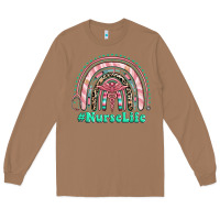 Toasted Coconut nurse life rainbow Long Sleeve Tee - RanaPortraitStore