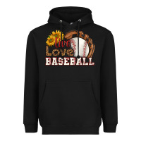Black live love baseball Heavyweight Hoodie - HRA Design Shop