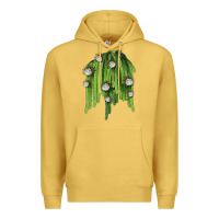 Antique Gold Selenicereus Cactus Premium Hoodie - LillyAllenDesigns