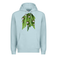 Blue Mist Selenicereus Cactus Premium Hoodie - LillyAllenDesigns