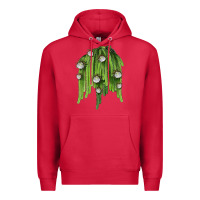Cardinal Selenicereus Cactus Premium Hoodie - LillyAllenDesigns