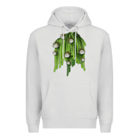Dove Grey Selenicereus Cactus Premium Hoodie - LillyAllenDesigns