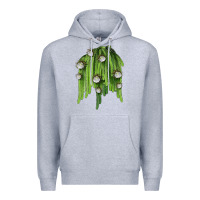 Heather Grey Selenicereus Cactus Premium Hoodie - LillyAllenDesigns
