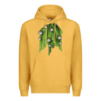 Mustard Selenicereus Cactus Premium Hoodie - LillyAllenDesigns