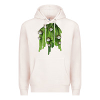 Pale Pink Selenicereus Cactus Premium Hoodie - LillyAllenDesigns