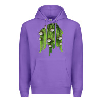 Purple Selenicereus Cactus Premium Hoodie - LillyAllenDesigns