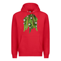 Red Selenicereus Cactus Premium Hoodie - LillyAllenDesigns