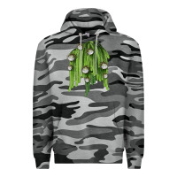 Slate Camo Selenicereus Cactus Premium Hoodie - LillyAllenDesigns
