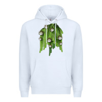 White Selenicereus Cactus Premium Hoodie - LillyAllenDesigns
