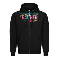 Black my favorite people call me teacher Zipper Hoodie - texasbilliewilder