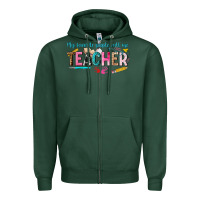 Sports Green my favorite people call me teacher Zipper Hoodie - texasbilliewilder