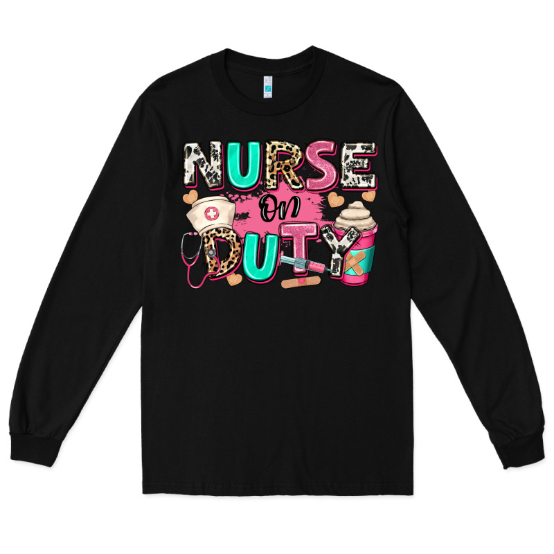 Nurse On Duty Long Sleeve Tee by RanaPortraitStore | Teevron