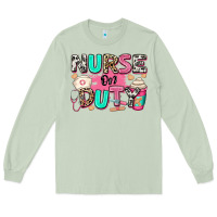 Matcha nurse on duty Long Sleeve Tee - RanaPortraitStore