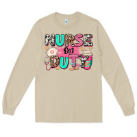 Mushroom nurse on duty Long Sleeve Tee - RanaPortraitStore