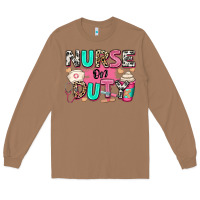 Toasted Coconut nurse on duty Long Sleeve Tee - RanaPortraitStore