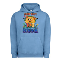 Pigment Pebble Blue taco bout 100 days of school Urban Hoodie - MaliasSmallBusiness