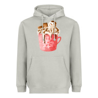 Moon Dust hotcocoa with snowman  fa element Heavyweight Hoodie - FaDigitalArtStudio