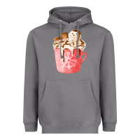 Storm hotcocoa with snowman  fa element Heavyweight Hoodie - FaDigitalArtStudio