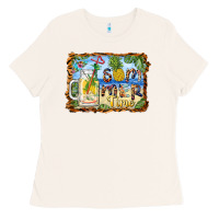 Bone summer time pineapple and  beach Ladies Tee - BarkalooDesign