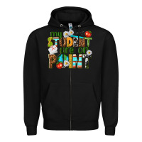 Black my student are on point Zipper Hoodie - texasbilliewilder