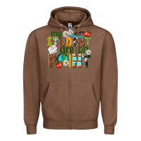 Chestnut my student are on point Zipper Hoodie - texasbilliewilder