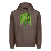 Coffee Selenicereus Cactus Premium Hoodie - LillyAllenDesigns