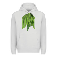Dove Grey Selenicereus Cactus Premium Hoodie - LillyAllenDesigns