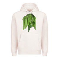Pale Pink Selenicereus Cactus Premium Hoodie - LillyAllenDesigns