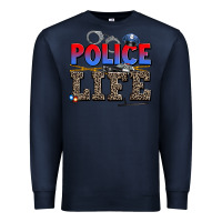 Navy police life Premium Sweatshirt - AdoDesignShop