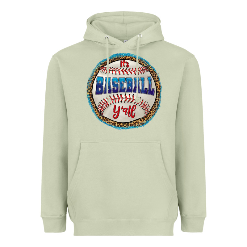 It's Baseball Y'all Heavyweight Hoodie by HRA Design Shop | Teevron