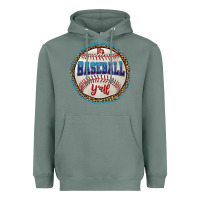 Sage it's baseball y'all Heavyweight Hoodie - HRA Design Shop