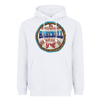 White it's baseball y'all Heavyweight Hoodie - HRA Design Shop