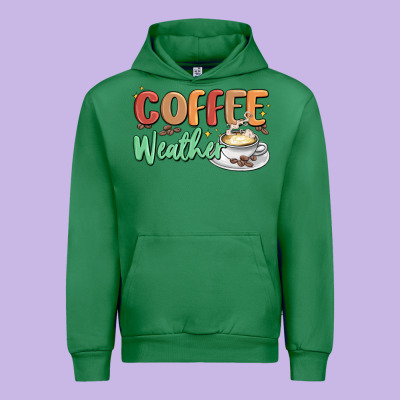 Coffee Weather Urban Hoodie Designed By Maliassmallbusiness