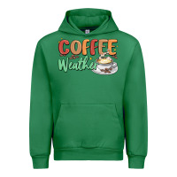Emerald coffee weather Urban Hoodie - MaliasSmallBusiness