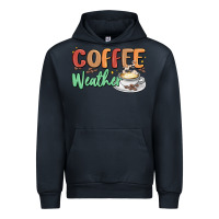 Navy coffee weather Urban Hoodie - MaliasSmallBusiness