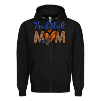 Black basketball mom Zipper Hoodie - Zillion Design Studio