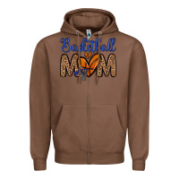Chestnut basketball mom Zipper Hoodie - Zillion Design Studio
