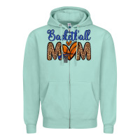 Seafoam basketball mom Zipper Hoodie - Zillion Design Studio
