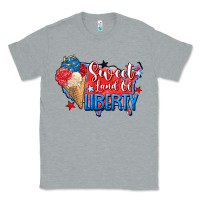 Heather Grey sweet land of liberty Classic Tee - Zillion Design Studio