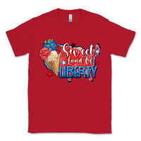 Red sweet land of liberty Classic Tee - Zillion Design Studio