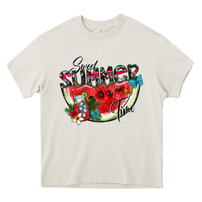 Sweet Summer Time Heavy Core Tee by CowhideDigitalArt | Teevron