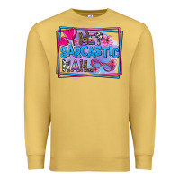 Antique Gold me sarcastic nah Premium Sweatshirt - AdoDesignShop