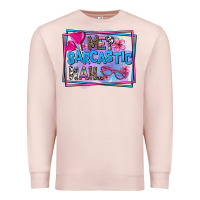 Pale Pink me sarcastic nah Premium Sweatshirt - AdoDesignShop